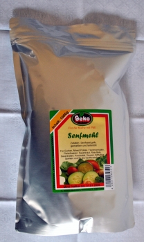 Senfmehl, gelb - Senfpulver - Senf gemahlen 1000g von GEKO® # 5411